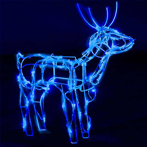 Decorazioni di Natale a Forma di Renne 3 pz 229 LED 328540