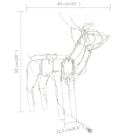 Decorazioni di Natale a Forma di Renne 3 pz 229 LED 328540
