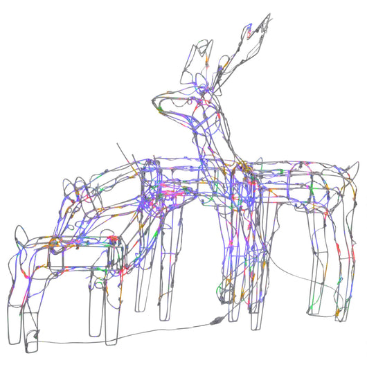 Decorazioni di Natale a Forma di Renne 3 pz 229 LED 328542