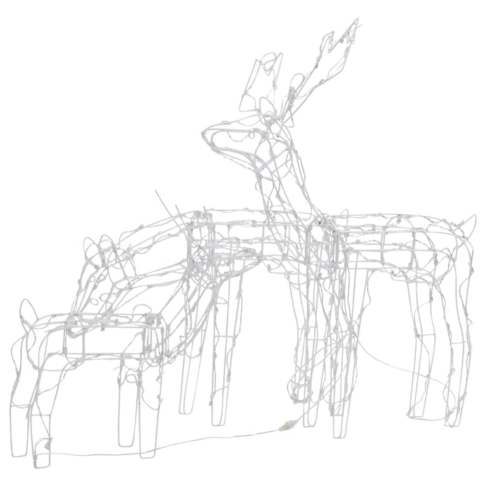 Decorazioni di Natale a Forma di Renne 3 pz 229 LED 328542