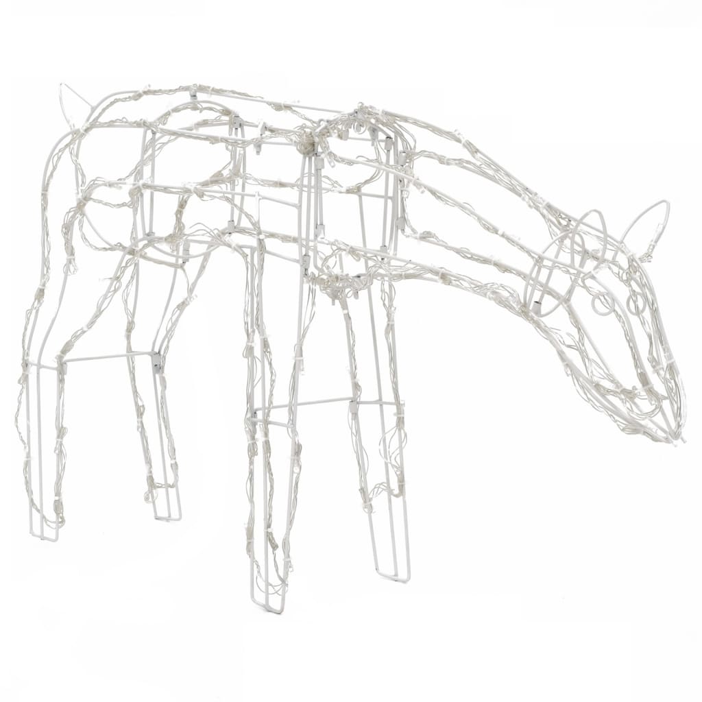 Decorazioni di Natale a Forma di Renne 3 pz 229 LED 328542