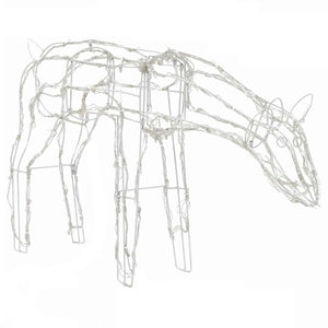 Decorazioni di Natale a Forma di Renne 3 pz 229 LED-Luci decorative natalizie 679369