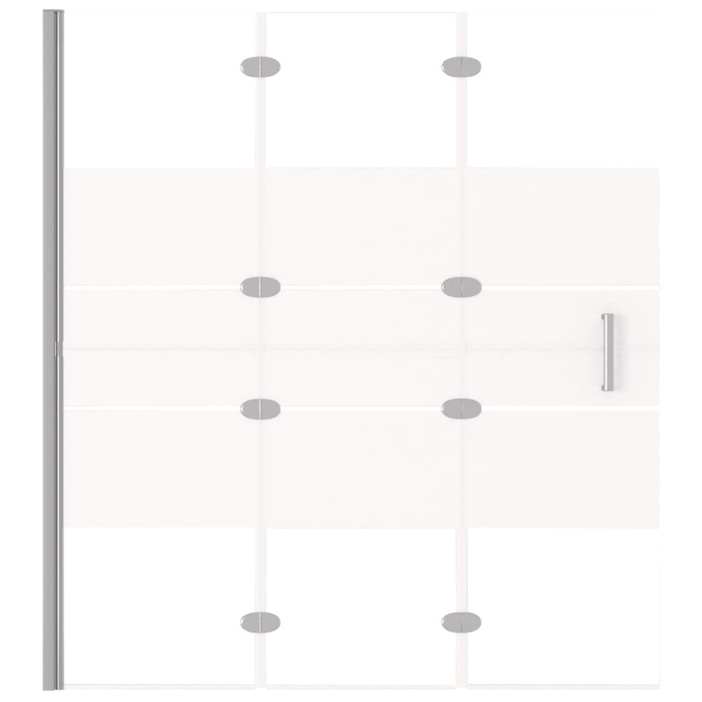Cabina doccia pieghevole parete vasca parete doccia cabina vasca bagno interno casa ESG 120 x 140 cm bianco 02_0002012