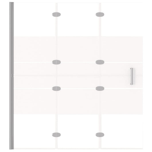 Cabina doccia pieghevole parete vasca parete doccia cabina vasca bagno interno casa ESG 120 x 140 cm bianco 02_0002012
