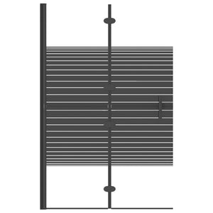 Box doccia pieghevole da bagno ESG 80 x 140 cm nero 02_0002013