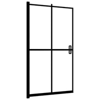 Box doccia pieghevole ESG 80 x 140 cm nero 02_0002045