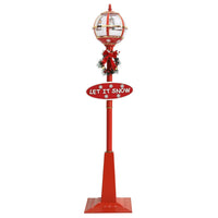 Lampione Natalizio con Babbo Natale 175 cm LED 331474