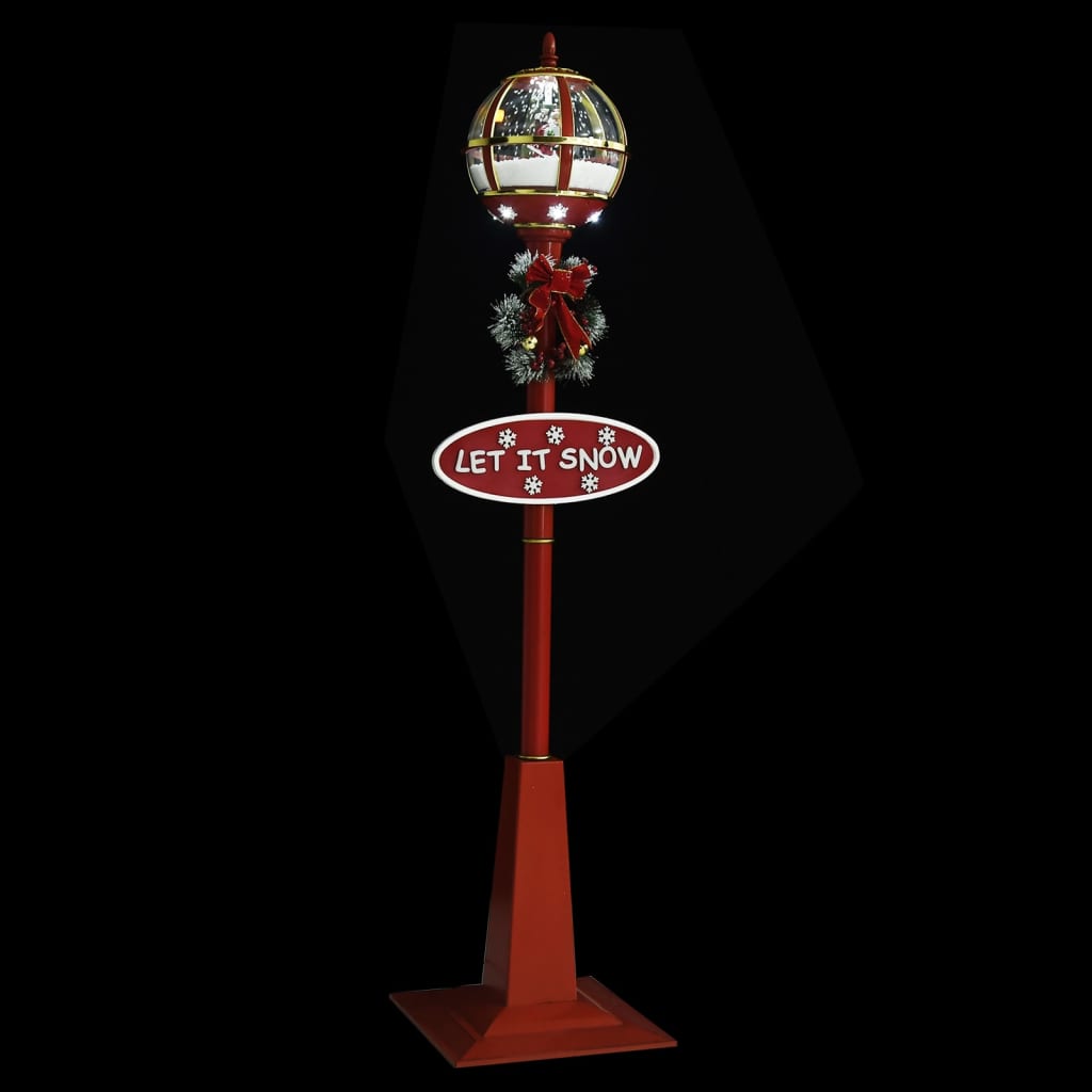 Lampione Natalizio con Babbo Natale 175 cm LED 331474