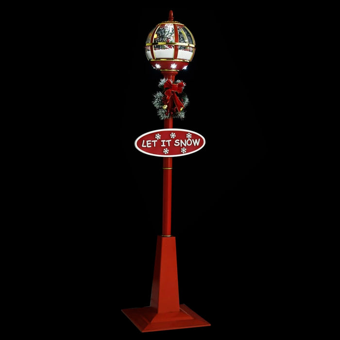 Lampione Natalizio con Babbo Natale 175 cm LED 331474