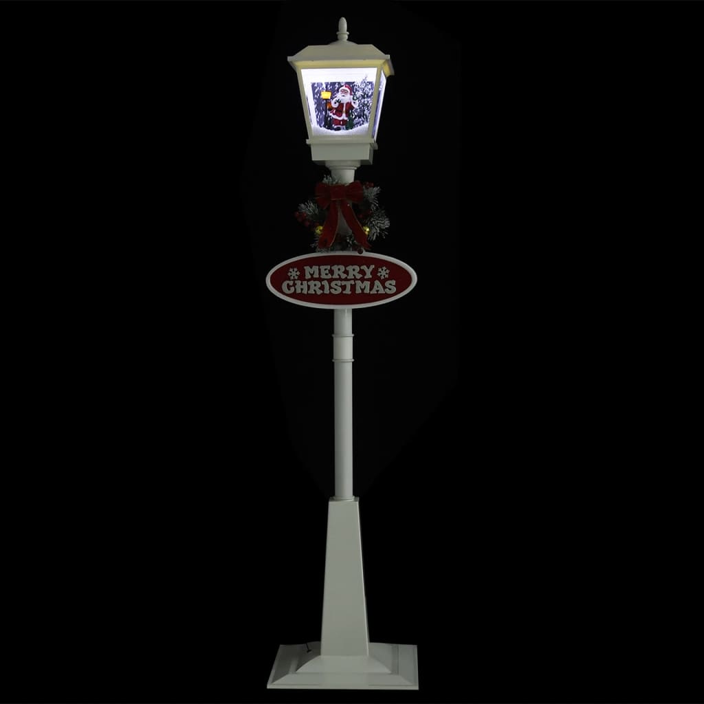 Lampione di Natale con Babbo Natale 180 cm LED 331476
