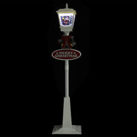 Lampione di Natale con Babbo Natale 180 cm LED 331476