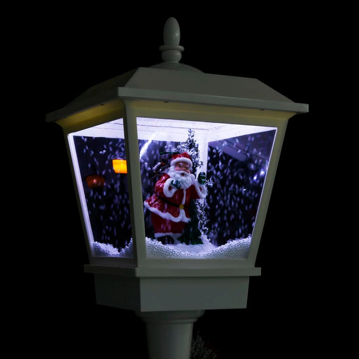 Lampione di Natale con Babbo Natale 180 cm LED 331476