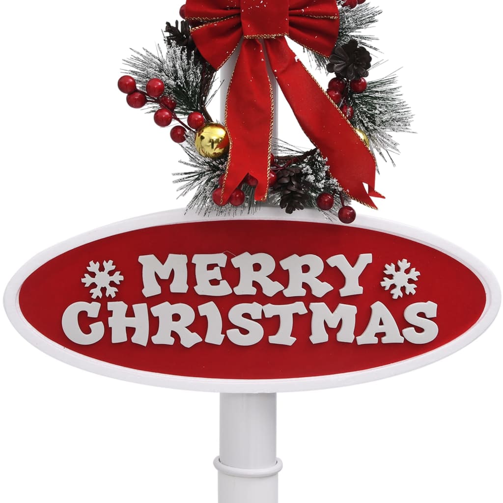 Lampione di Natale con Babbo Natale 180 cm LED 331476