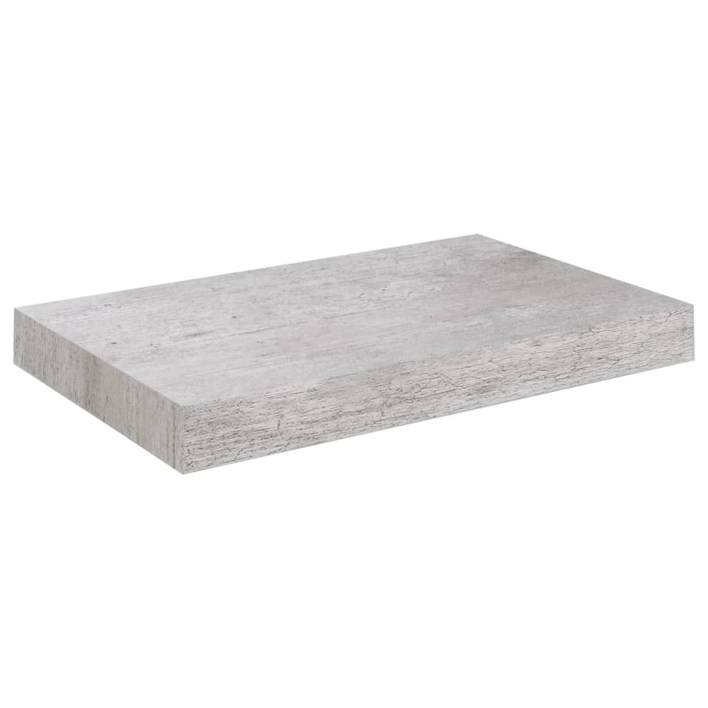 Scaffale a Parete Grigio Cemento 23x23,5x3,8 cm in MDF 326588