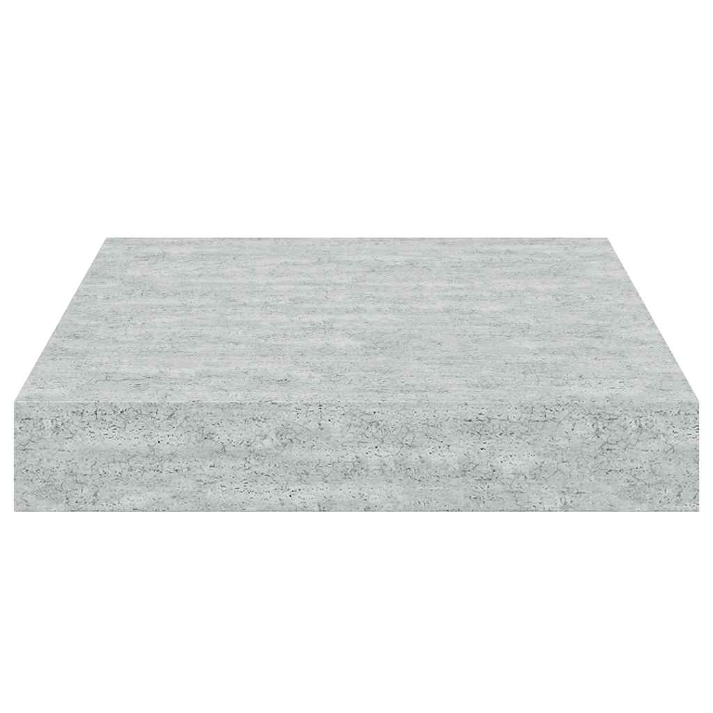 Scaffale a Parete Grigio Cemento 23x23,5x3,8 cm in MDF 326588