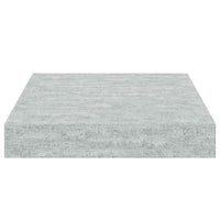Scaffale a Parete Grigio Cemento 23x23,5x3,8 cm in MDF 326588