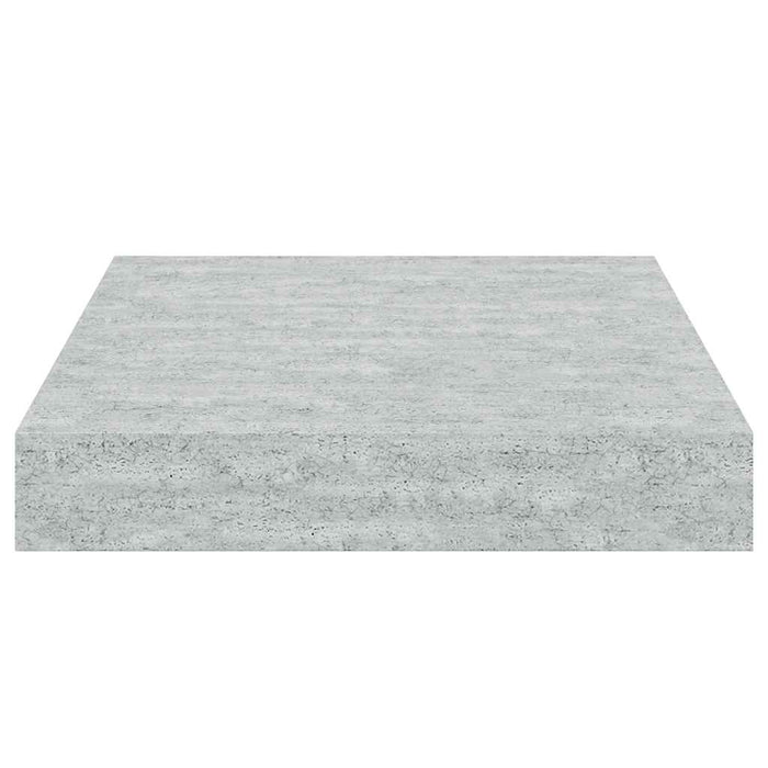 Scaffale a Parete Grigio Cemento 23x23,5x3,8 cm in MDF 326588