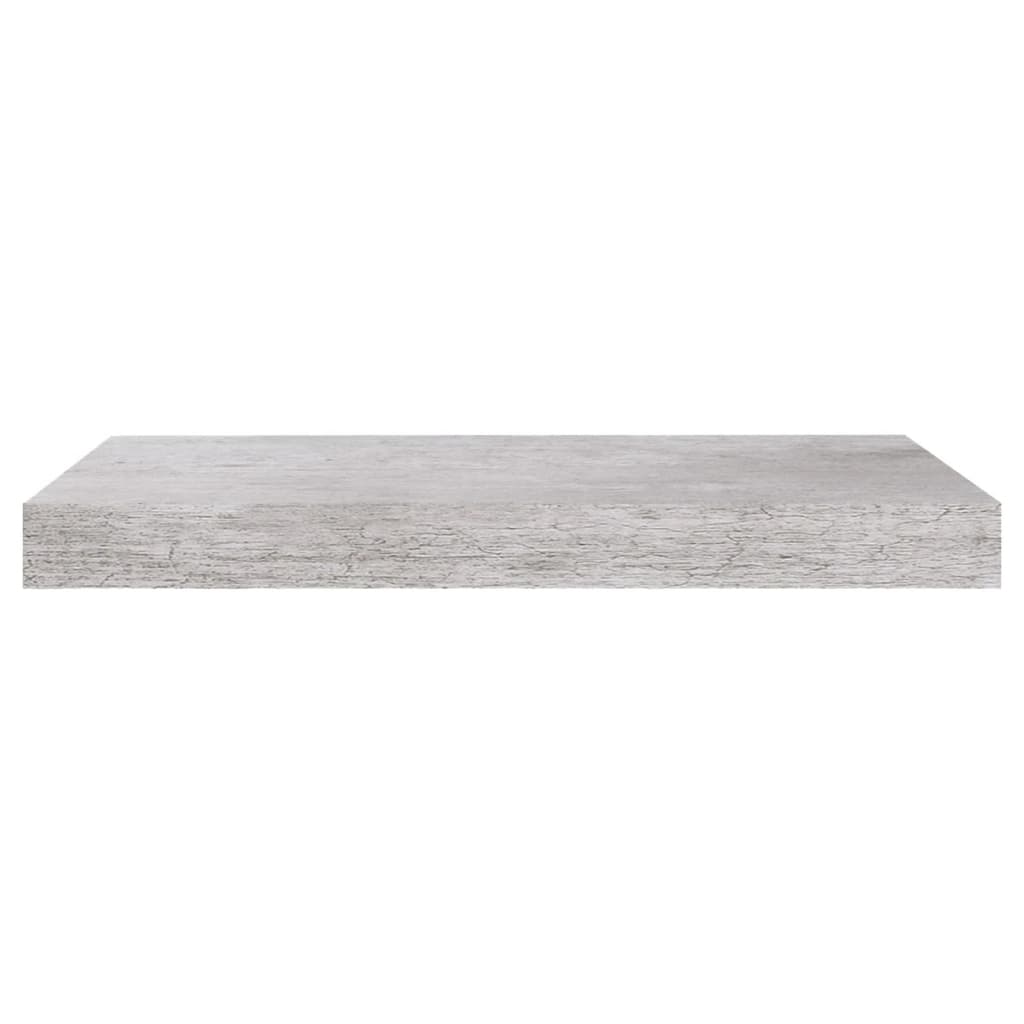 Scaffale a Parete Grigio Cemento 50x23x3,8 cm in MDF cod mxl 33404