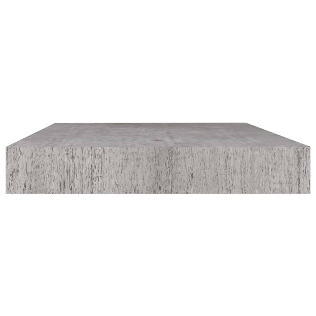 Scaffale a Parete Grigio Cemento 50x23x3,8 cm in MDF cod mxl 33404