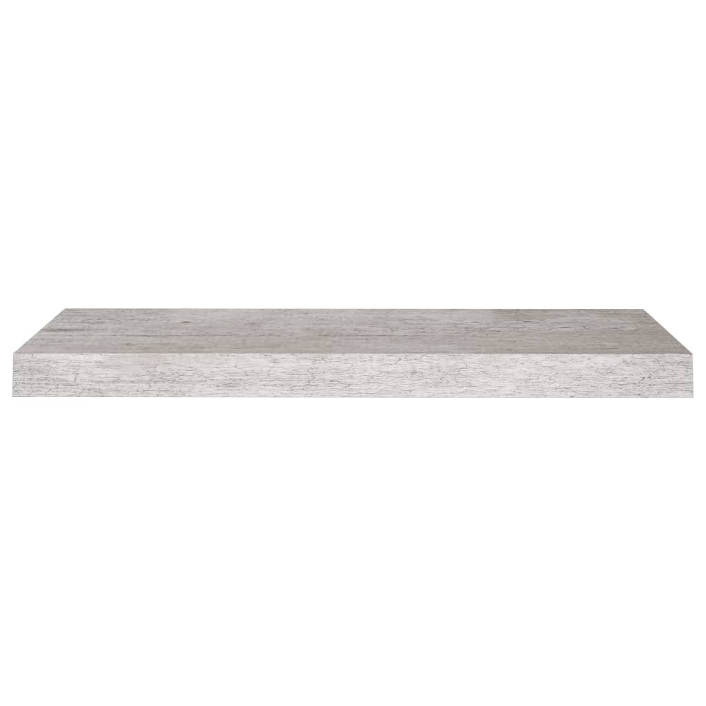 Scaffale a Parete Grigio Cemento 60x23,5x3,8 cm in MDF cod mxl 33379