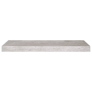 Scaffale a Parete Grigio Cemento 60x23,5x3,8 cm in MDF cod mxl 33379