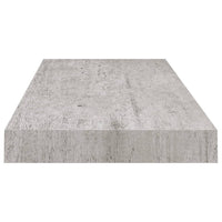 Scaffale a Parete Grigio Cemento 60x23,5x3,8 cm in MDF cod mxl 33379