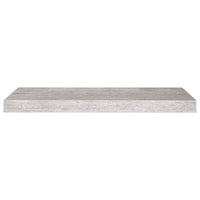 Scaffali a Parete 4 pz Grigio Cemento 60x23,5x3,8 cm in MDF cod mxl 33203