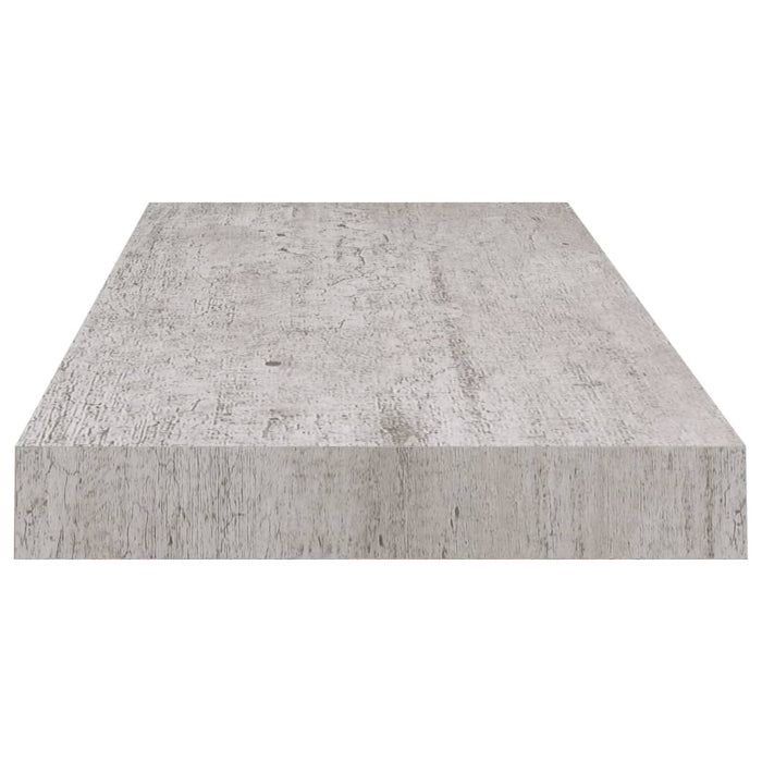 Scaffali a Parete 4 pz Grigio Cemento 60x23,5x3,8 cm in MDF cod mxl 33203