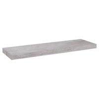 Scaffale a Parete Grigio Cemento 80x23,5x3,8 cm in MDF 326600