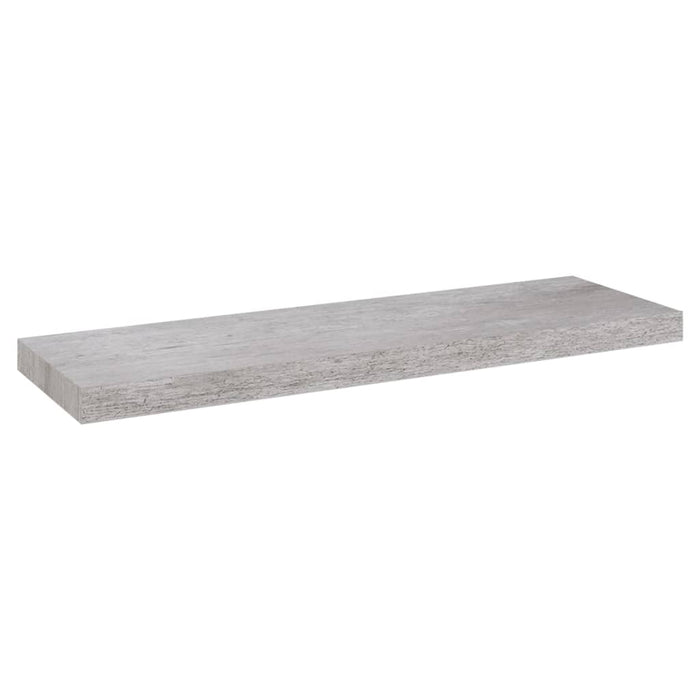 Scaffale a Parete Grigio Cemento 80x23,5x3,8 cm in MDF 326600