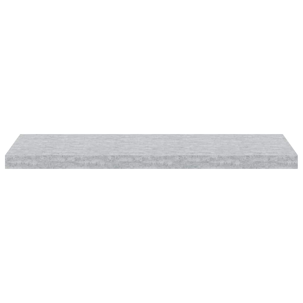 Scaffale a Parete Grigio Cemento 80x23,5x3,8 cm in MDF 326600