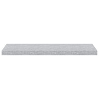 Scaffale a Parete Grigio Cemento 80x23,5x3,8 cm in MDF 326600