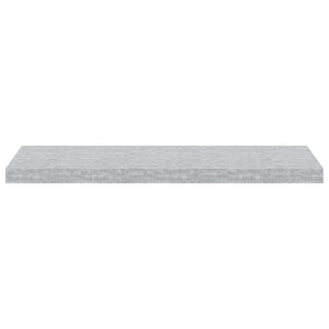 Scaffale a Parete Grigio Cemento 80x23,5x3,8 cm in MDF 326600