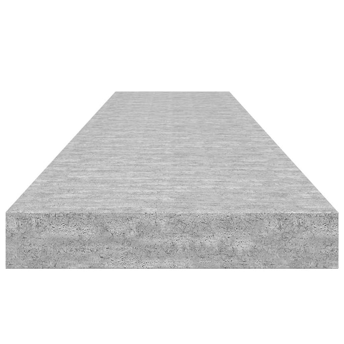 Scaffali a Parete 4 pz Grigio Cemento 120x23,5x3,8 cm in MDF 326608