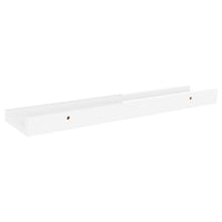 Mensole a Muro 4 pz Bianco Lucido 40x9x3 cm cod mxl 59438