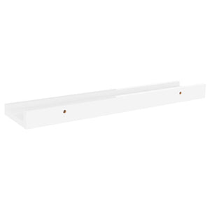 Mensole a Muro 4 pz Bianco Lucido 40x9x3 cm cod mxl 59438