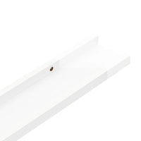 Mensole da Parete 4 pz Bianco Lucido 60x9x3 cm cod mxl 33213