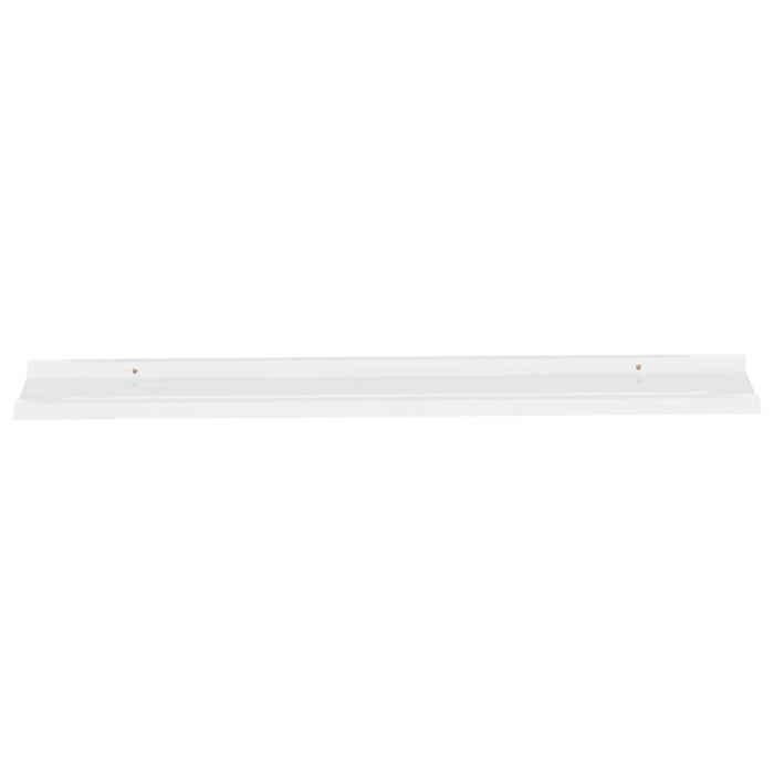 Mensole da Parete 4 pz Bianco Lucido 115x9x3 cm cod mxl 33552