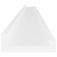 Mensole da Parete 4 pz Bianche 115x9x3 cm 326664