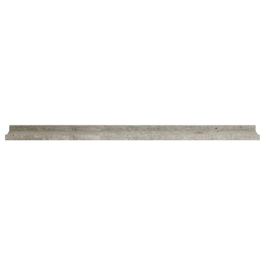 Mensole da Parete 2 pz Grigio Cemento 100x9x3 cm cod mxl 33309