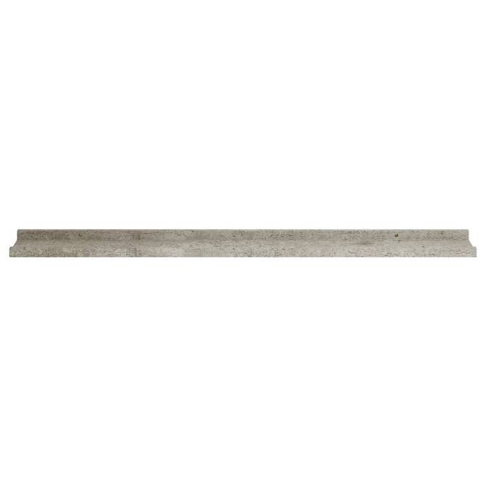 Mensole da Parete 2 pz Grigio Cemento 100x9x3 cm cod mxl 33309