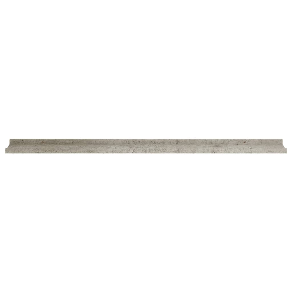 Mensole da Parete 4 pz Grigio Cemento 115x9x3 cm cod mxl 32813