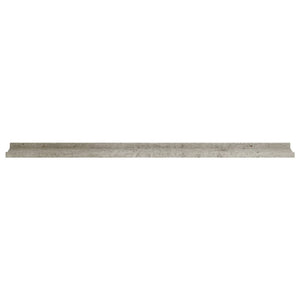 Mensole da Parete 4 pz Grigio Cemento 115x9x3 cm cod mxl 32813