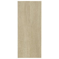 Mensole a Cubo da Parete 3 pz-Set di 3 Scaffale Bianco Rovere Sonoma