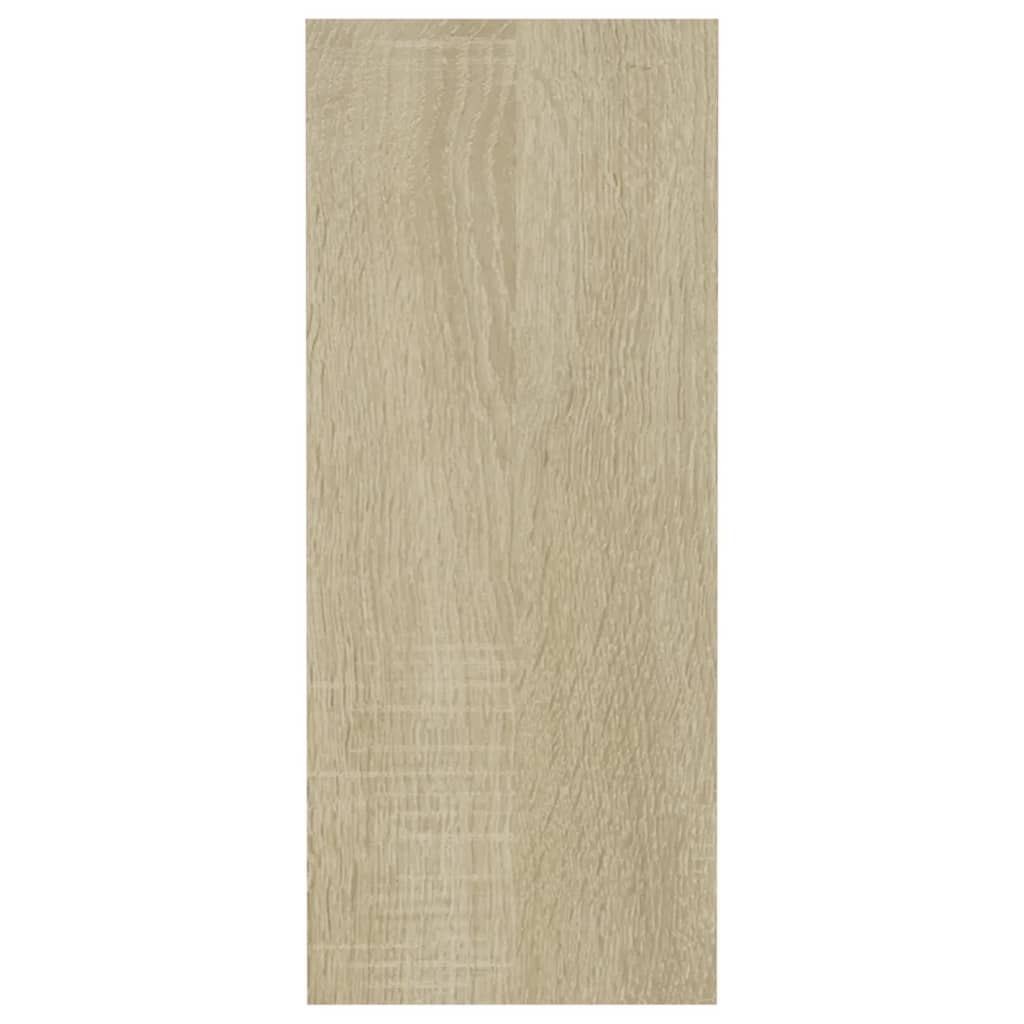 Mensole a Cubo da Parete 3 pz Bianco Rovere Sonoma 326720