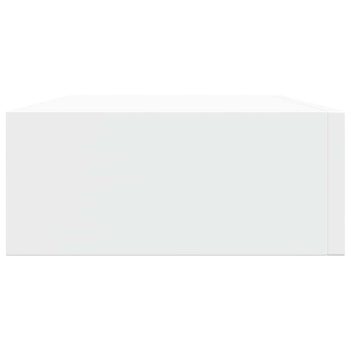 Scaffale con Cassetti da Parete Bianco 40x23,5x10 cm in MDF 330241