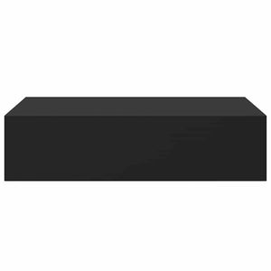 Scaffali con Cassetti da Parete 2 pz Neri 40x23,5x10 cm MDF 330244