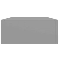 Scaffale con Cassetti da Parete Grigio 40x23,5x10 cm in MDF cod mxl 73173
