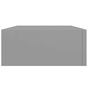 Scaffale con Cassetti da Parete Grigio 40x23,5x10 cm in MDF cod mxl 73173