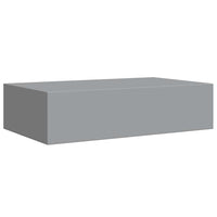 Scaffali con Cassetti da Parete 2pz Grigio 40x23,5x10 cm in MDF cod mxl 57938